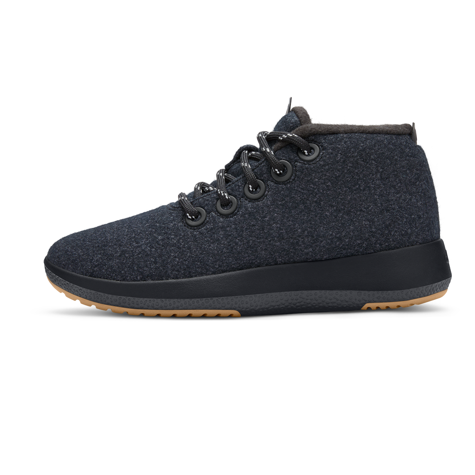 Women's Wool Runner-up Mizzles - Natural Black (Rugged Khaki Sole)