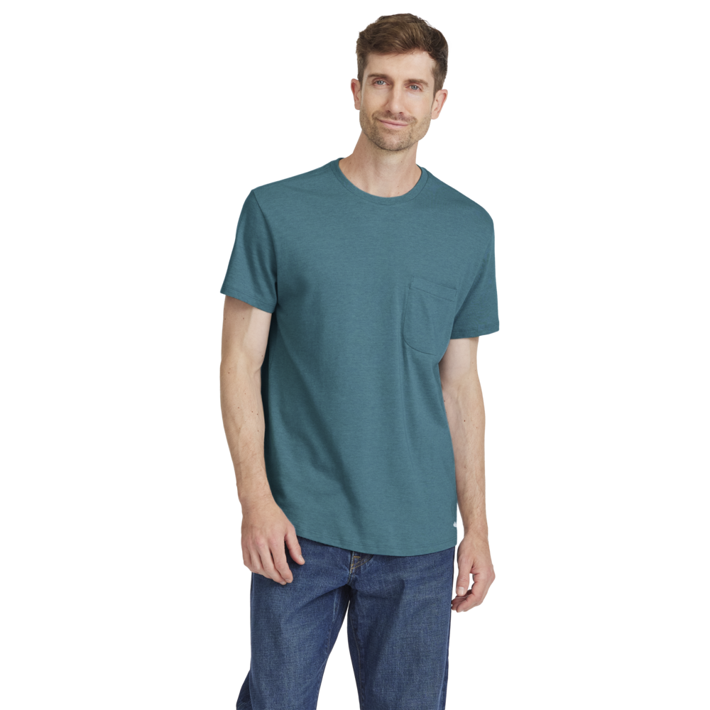 Men's Soft Merino Tee - Chasm Teal