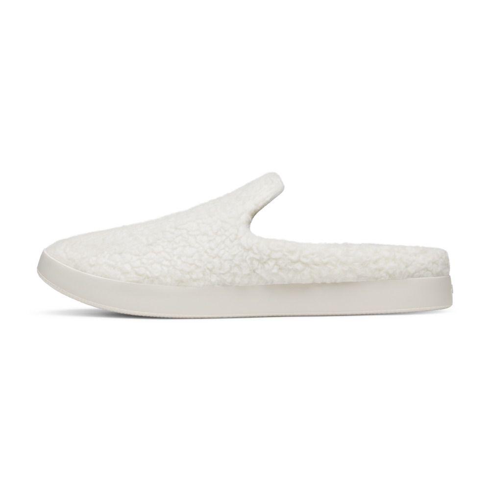 Women's Lounger Mule - Fluff - Natural White (Natural White Sole)