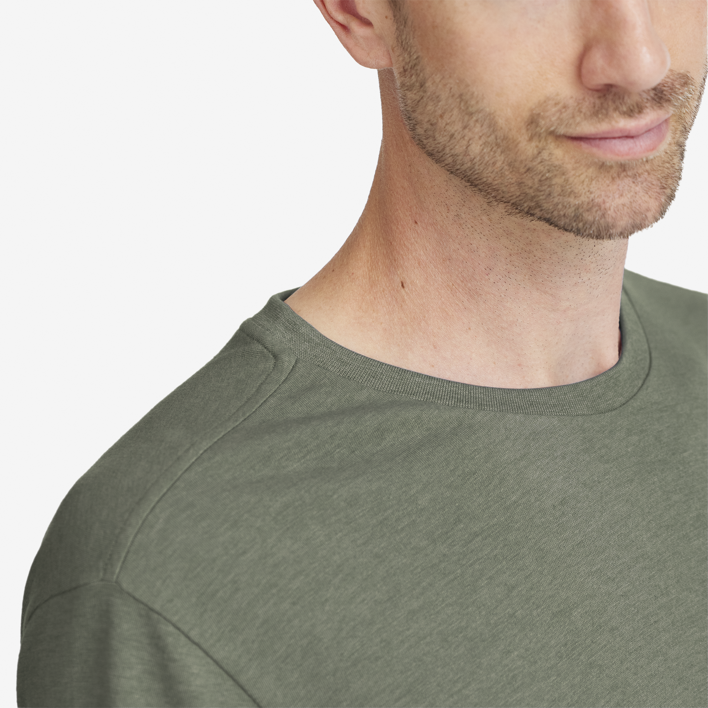 Men's Soft Merino Tee - Rugged Green