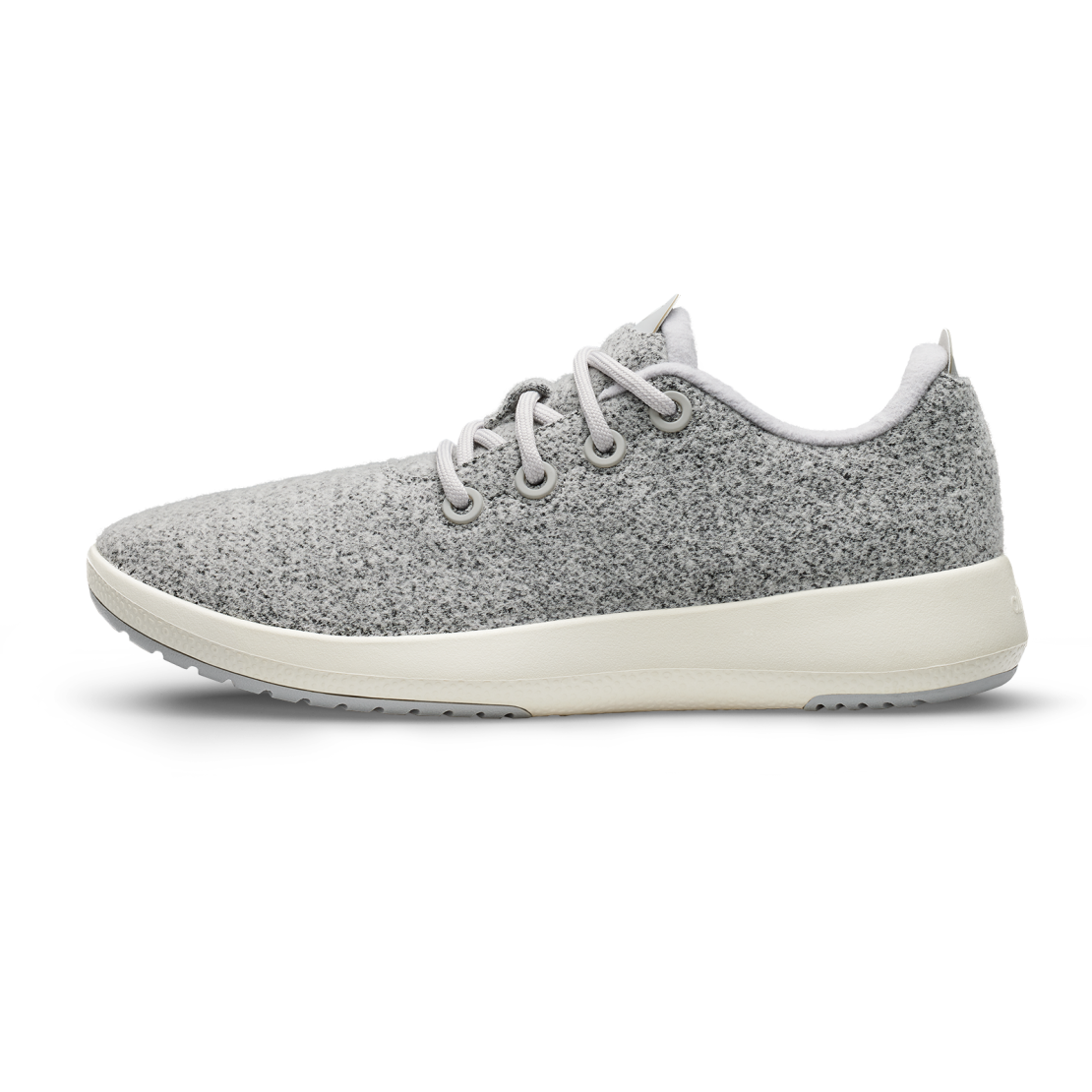 Men's Wool Runner Mizzles - Light Grey (Natural White Sole)