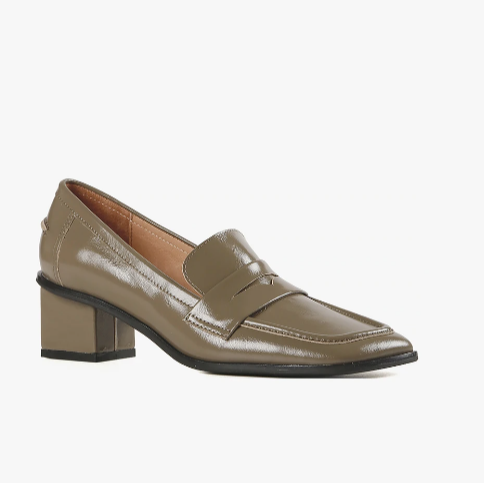 ANGLE LOAFER PRINCESS Taupe Heels