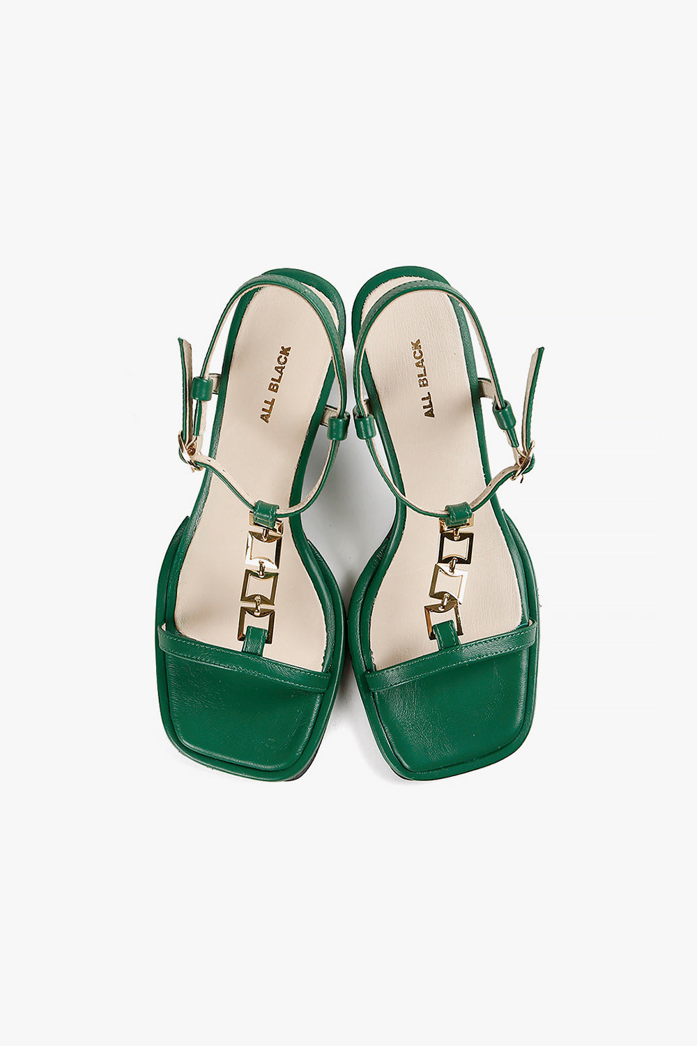 PRINCESS LINK Green Sandals