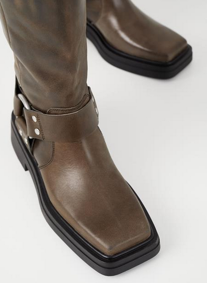 EYRA Brown Biker Boots