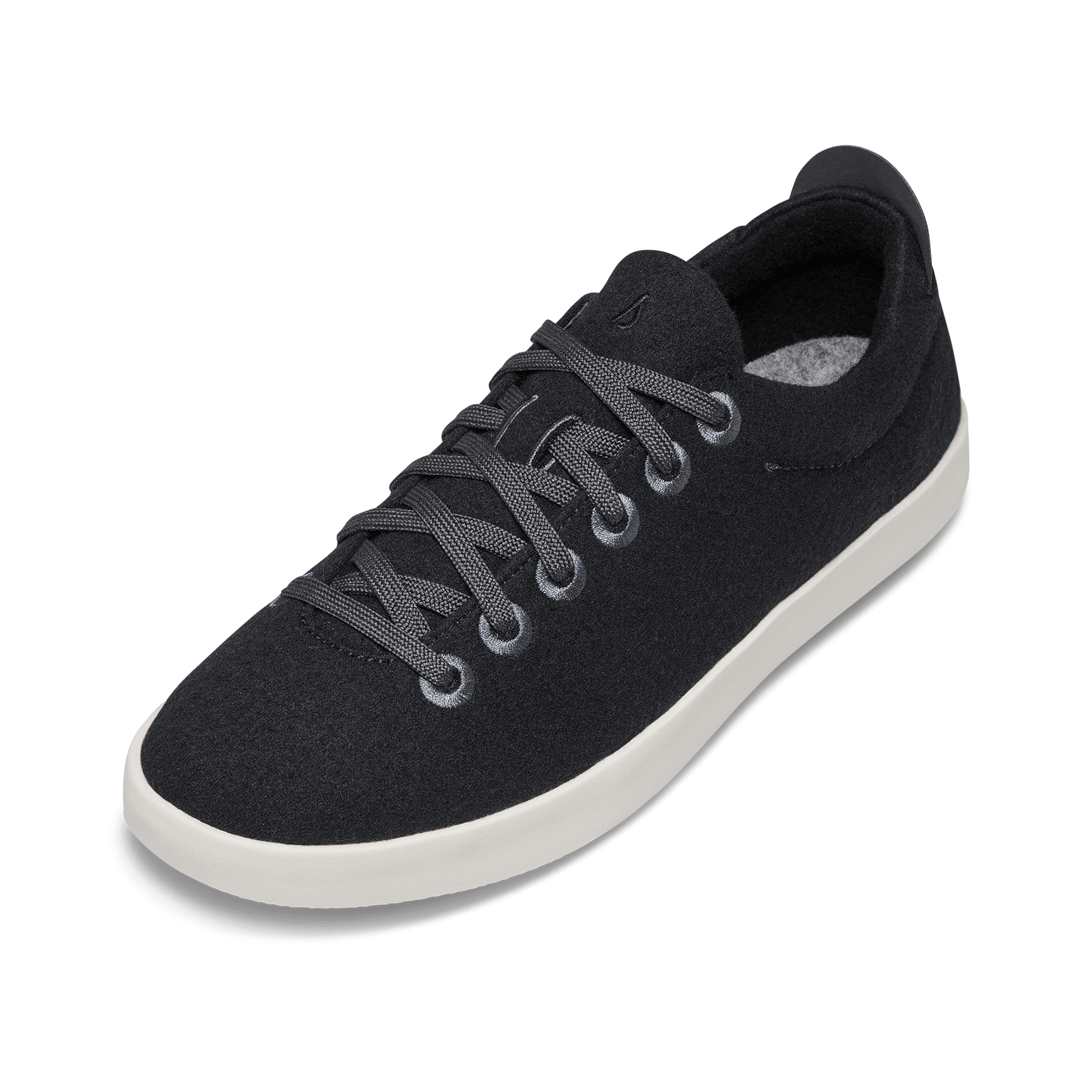 Women's Wool Pipers - True Black (White Sole)