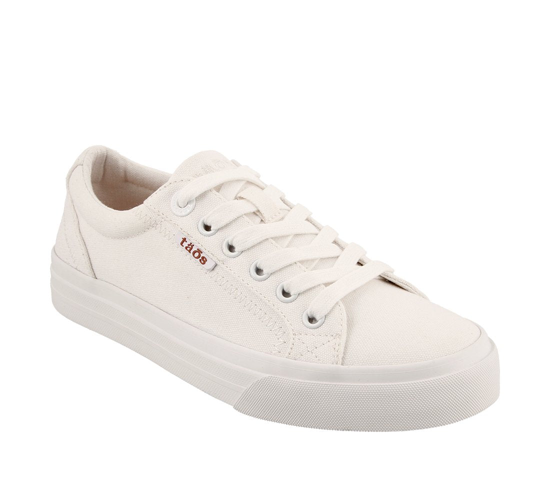 Taos - Plim Soul Sneaker - In White canvas