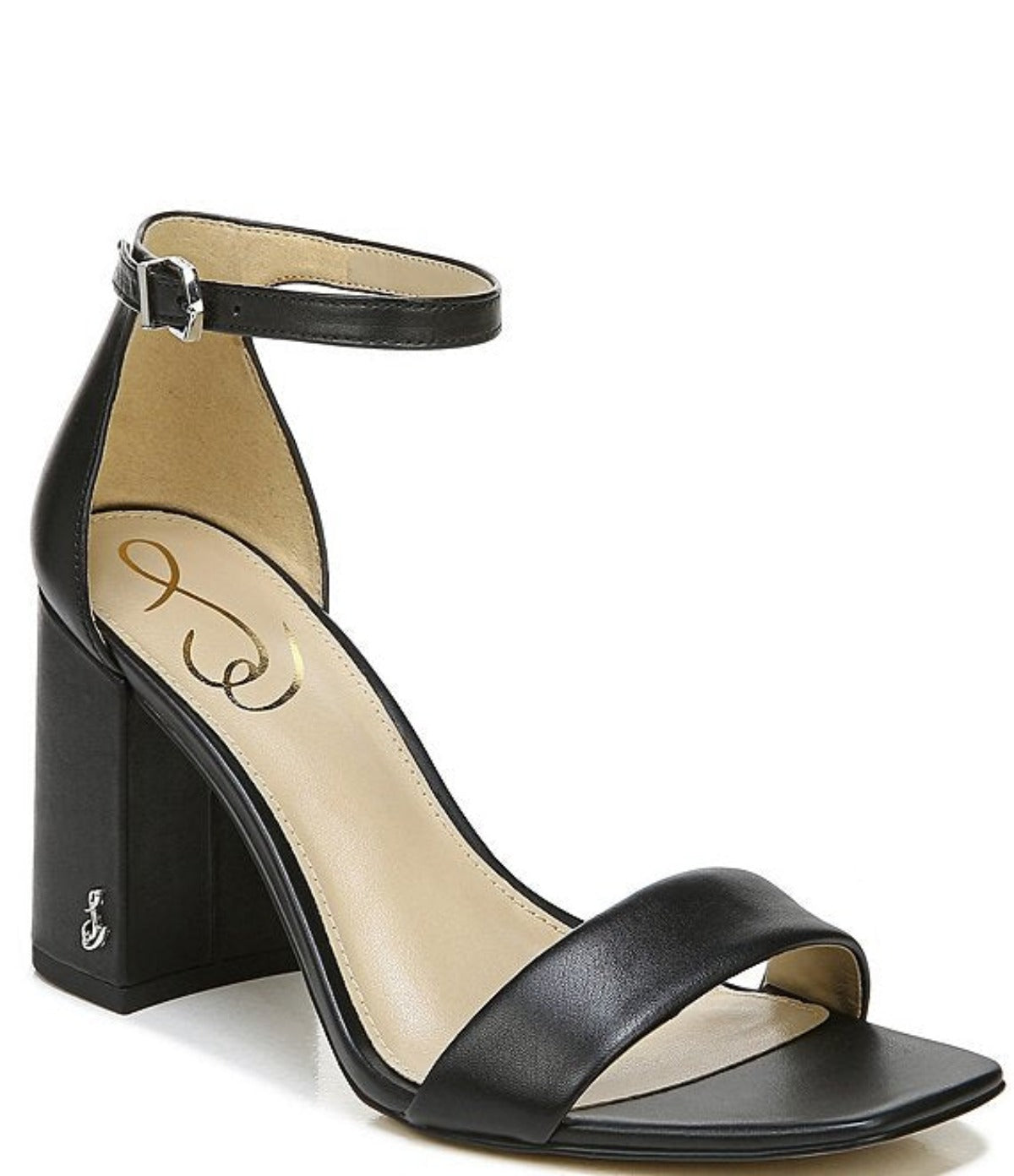 Sam Edelman - Daniella Ankle Strap Sandal - In Black leather