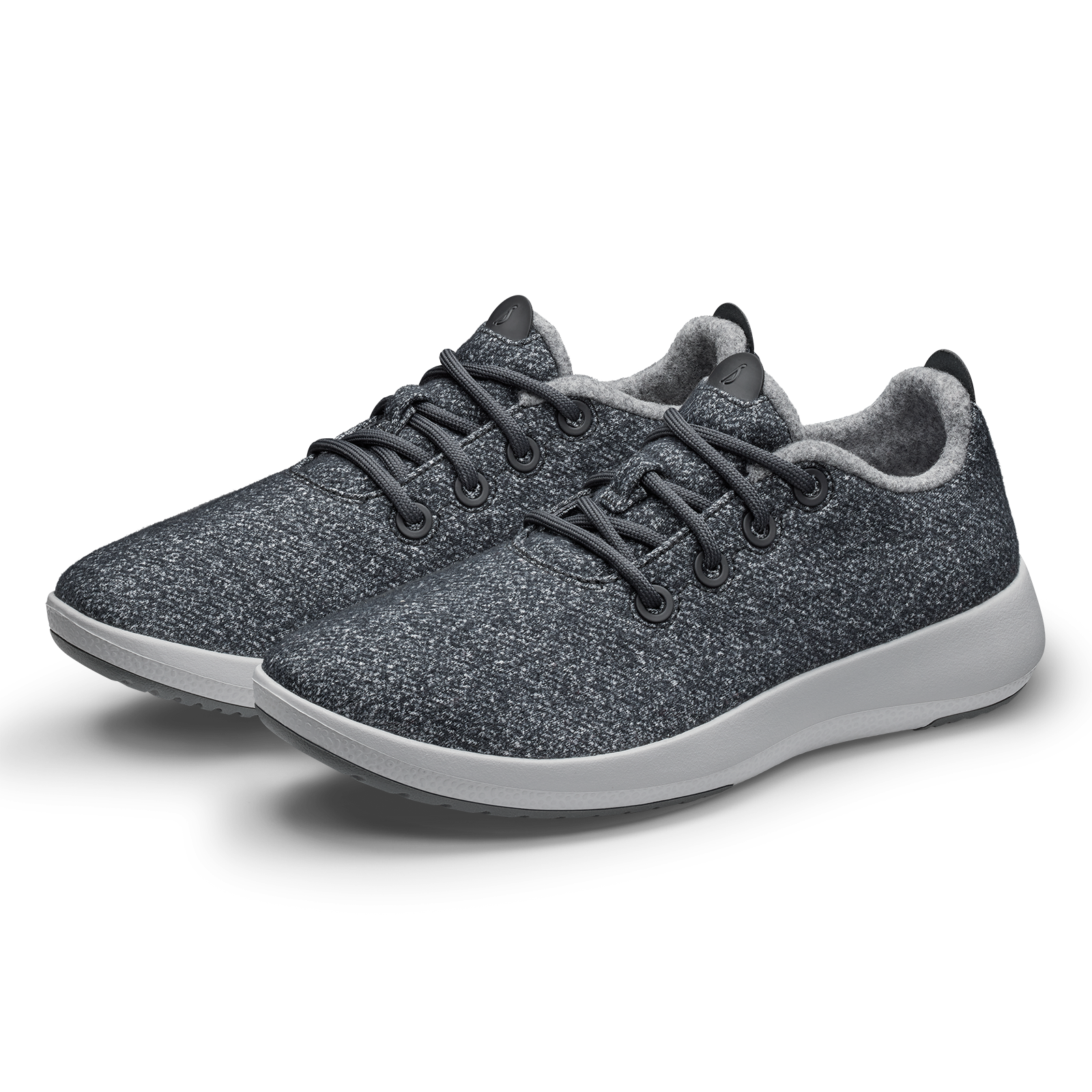 Men's Wool Runner Mizzles - Dark Grey (Light Grey Sole)