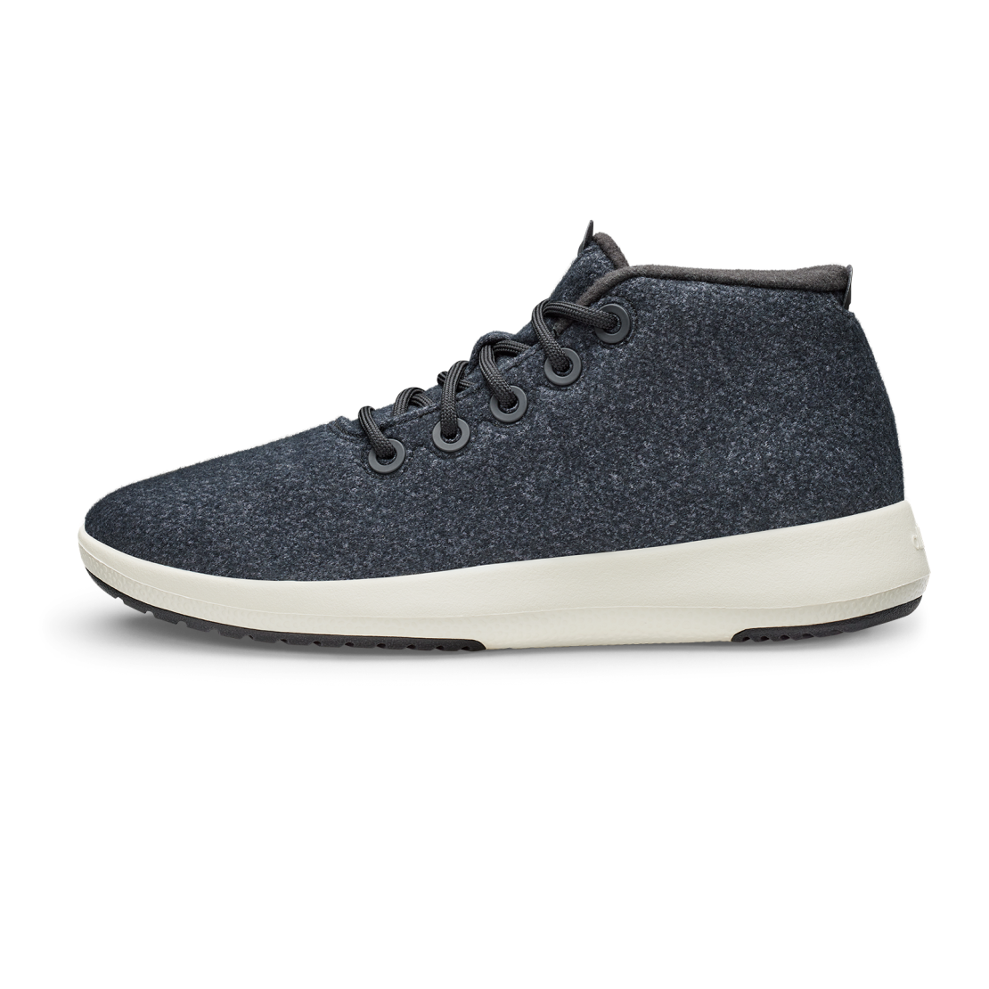 Men's Wool Runner-up Mizzles - Natural Black (Natural White Sole)