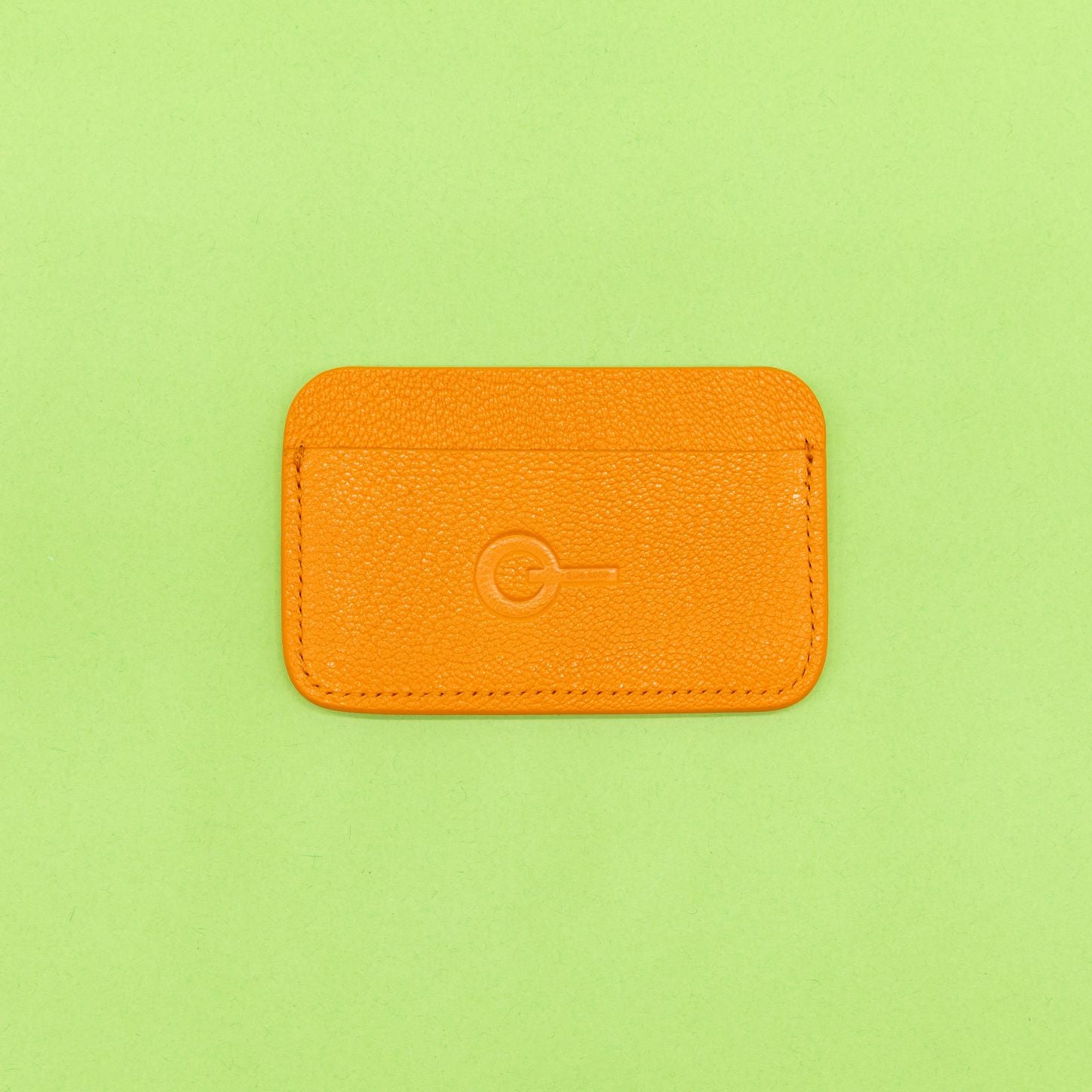 MEXICO CITY Orange Leather Wallet