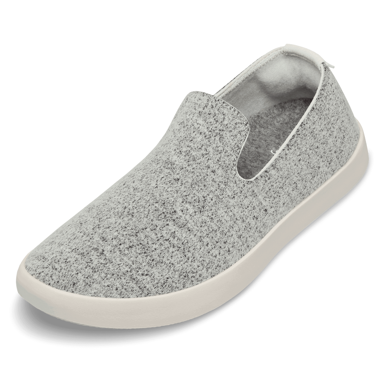 Men's Wool Loungers - Dapple Grey (Cream Sole)