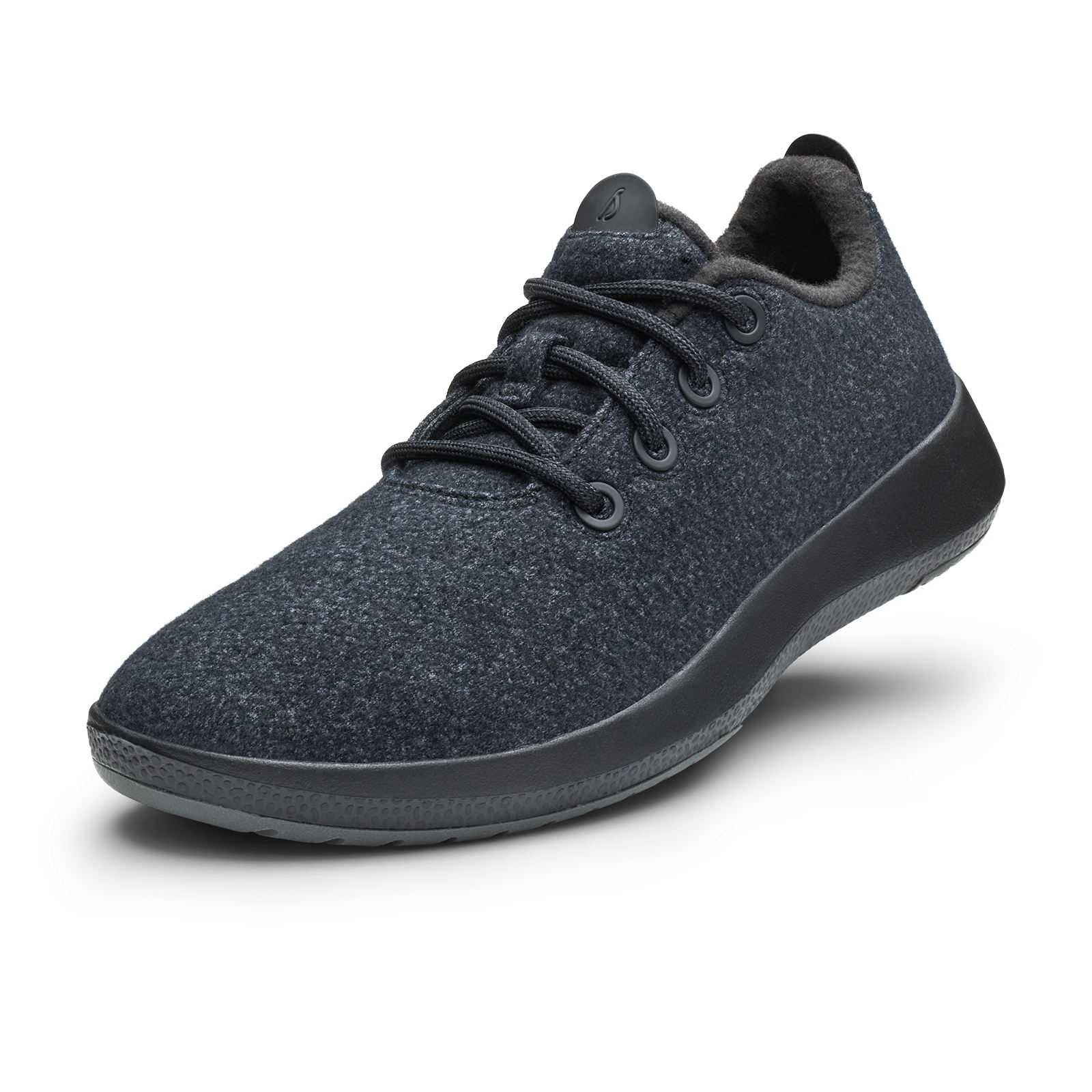 Men's Wool Runner Mizzles - Natural Black (Natural Black Sole)