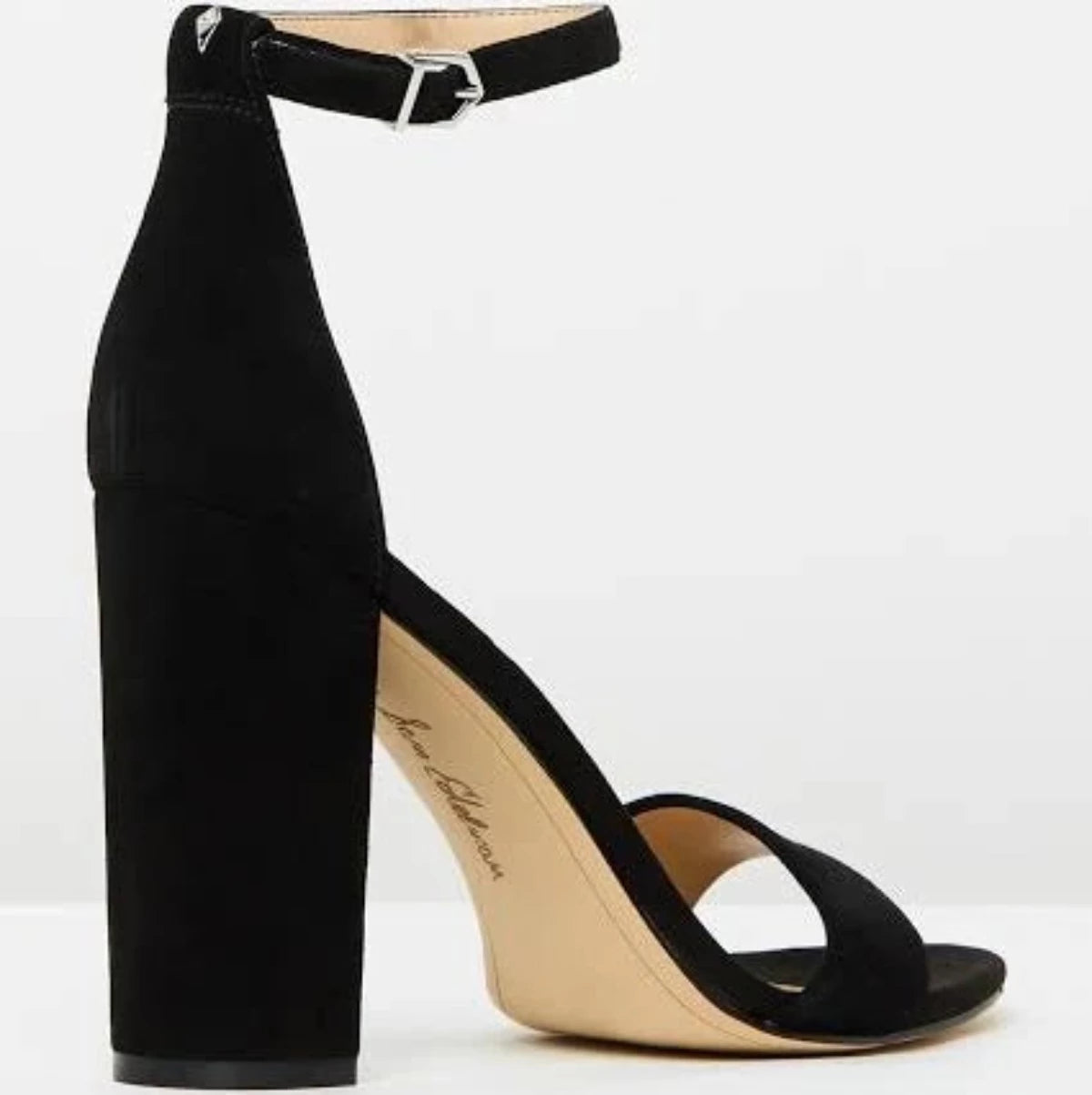 Sam Edelman - Yaro Block Heel Sandal - In Black suede