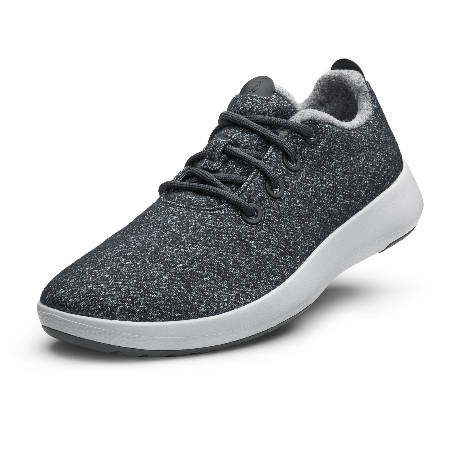 Men's Wool Runner Mizzles - Dark Grey (Light Grey Sole)