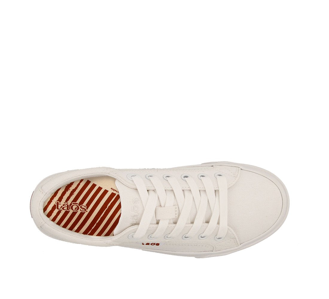 Taos - Plim Soul Sneaker - In White canvas