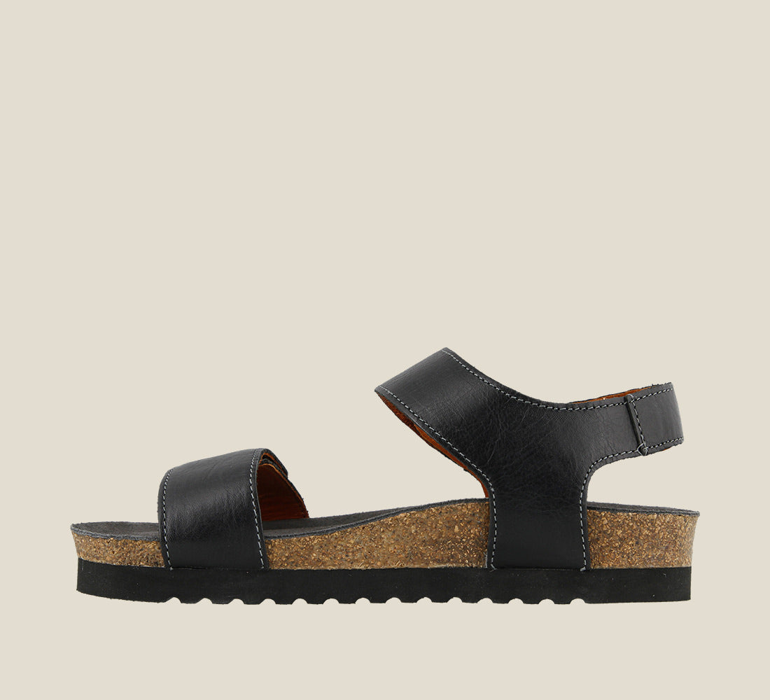 Taos - Luckie Sandal - In Black