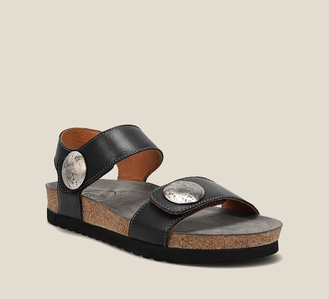 Taos - Luckie Sandal - In Black