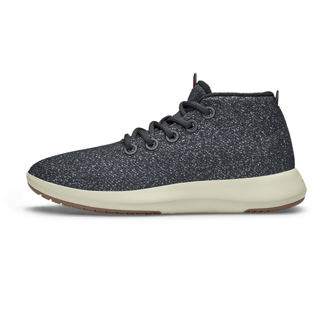 Women's Wool Runner-up Mizzles - Dark Grey/Bloom Red (Arid Beige Sole)