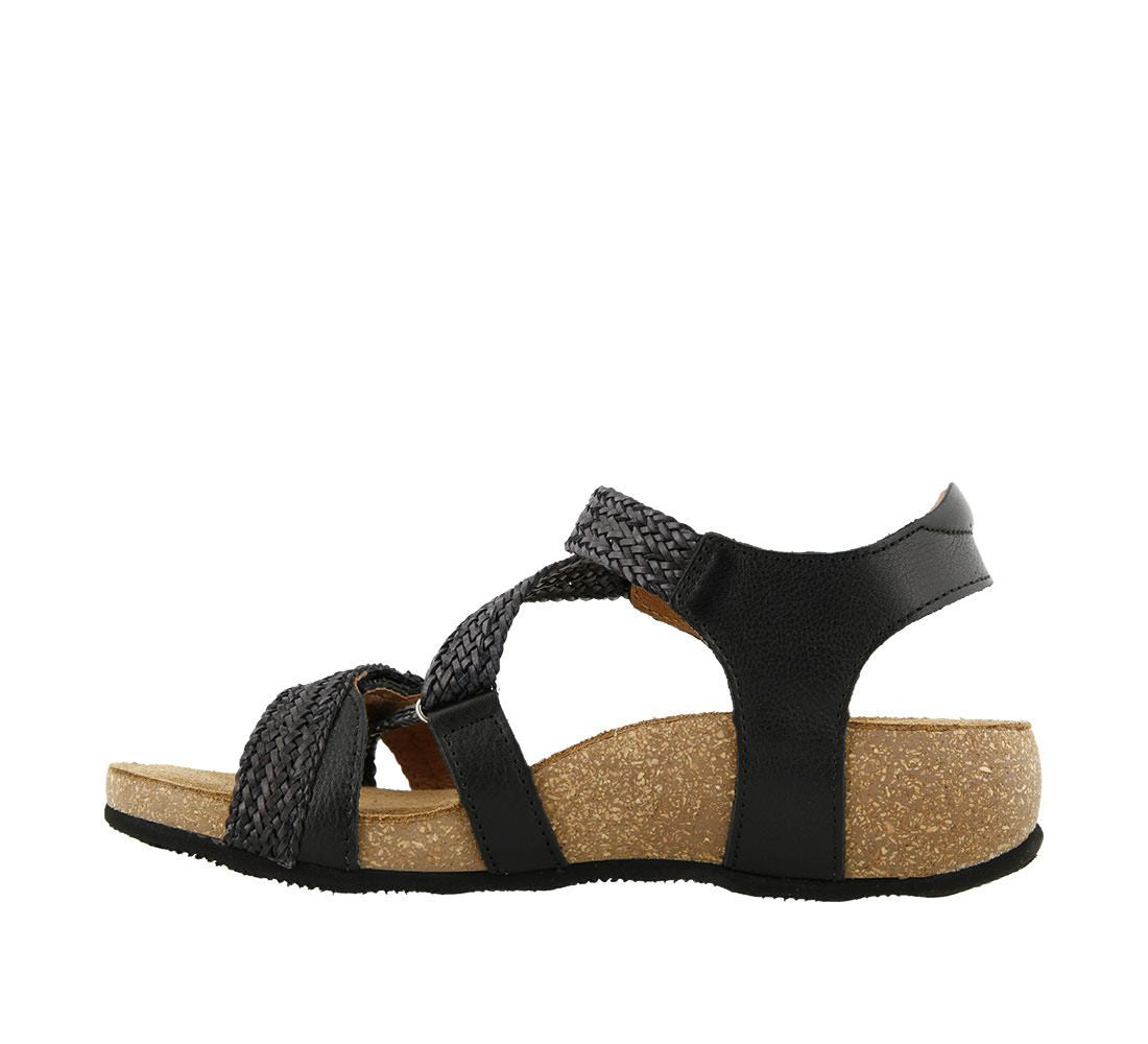 Taos - Trulie Sandal - In Black