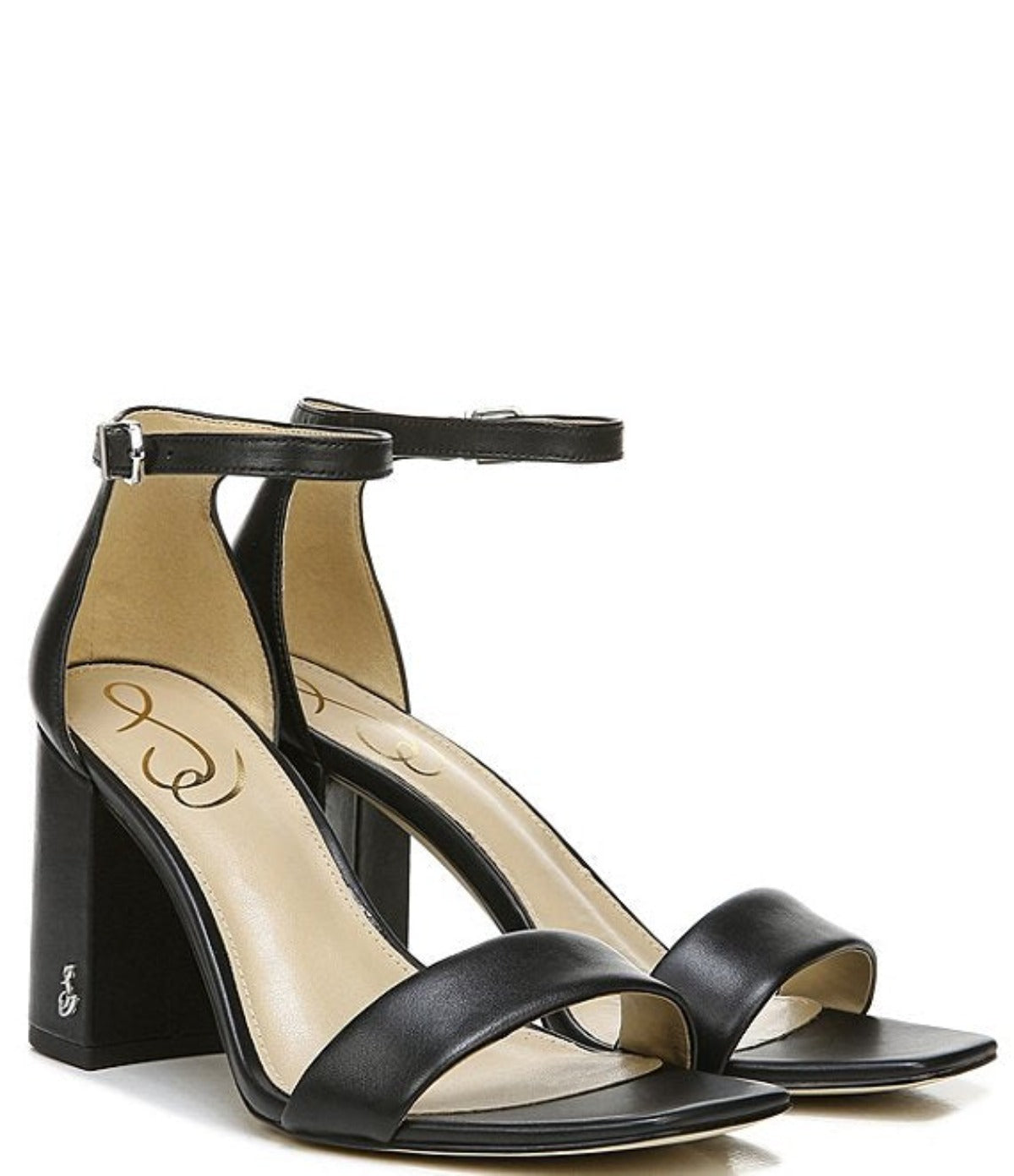 Sam Edelman - Daniella Ankle Strap Sandal - In Black leather