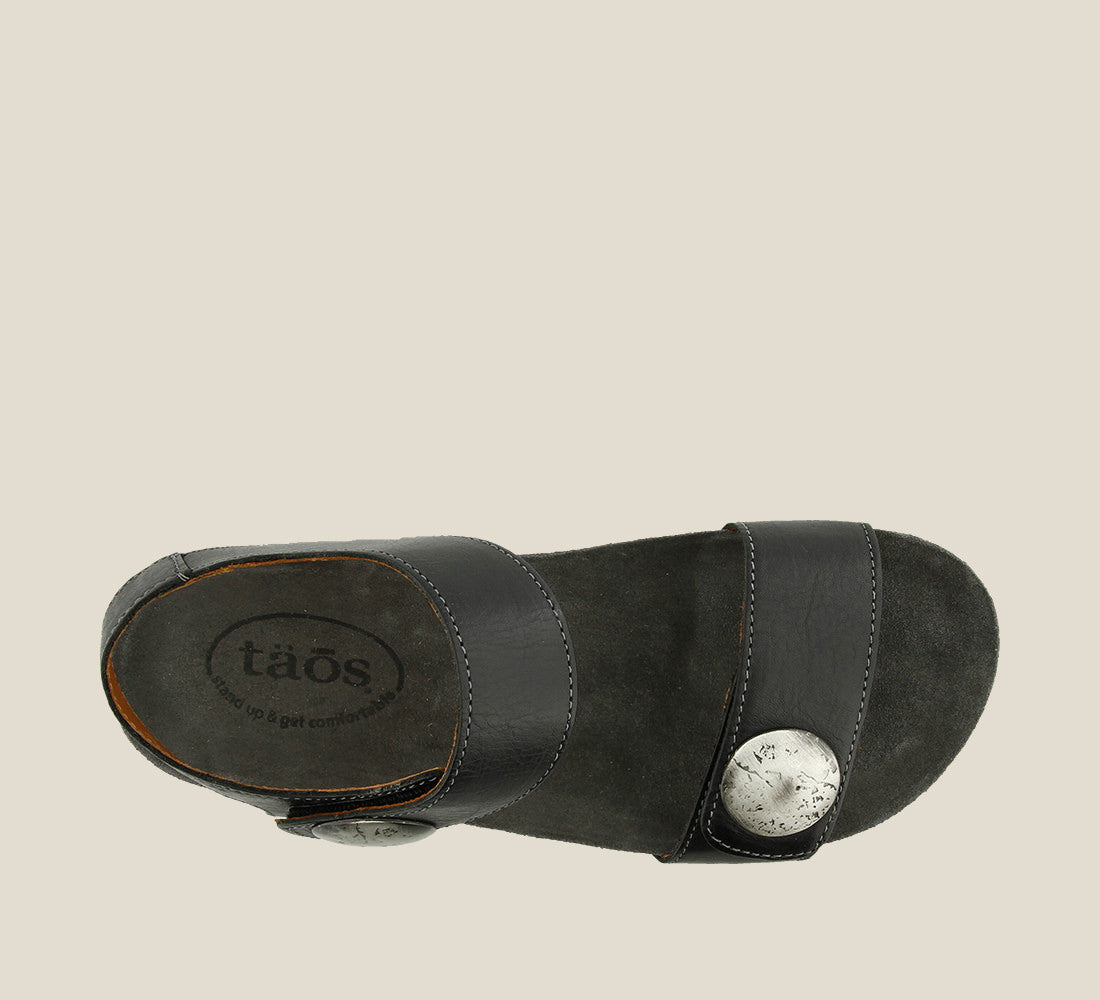 Taos - Luckie Sandal - In Black